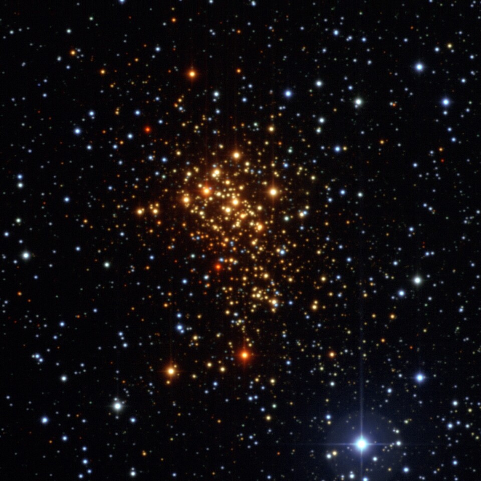 The Westerlund star cluster as taken by the Wide Field Imager on the MPG/ESO 2.2-meter telescope at ESO’s La Silla Observatory in Chile (Image: ESO)