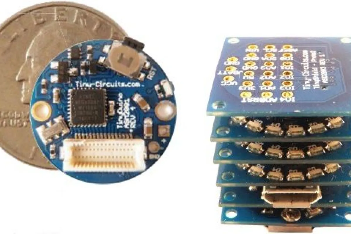 Both the TinyDuino and TinyLily Mini are significantly smaller than, but compatible with, existing Arduino models