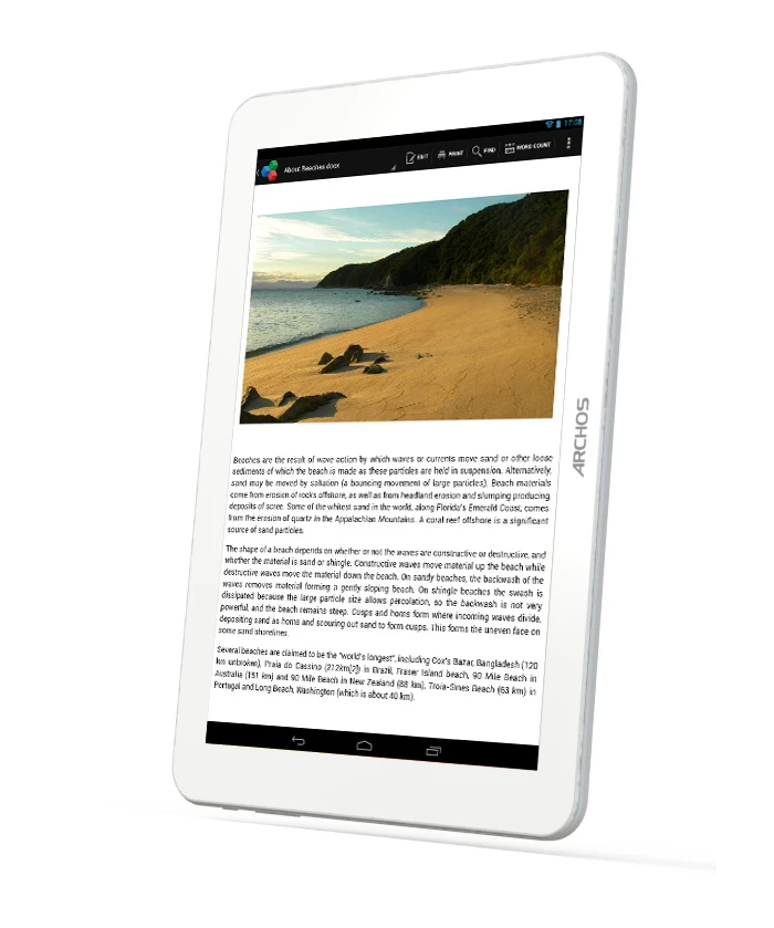 The Archos 101 Platinum has 2 GB of RAM and 8 GB of solid state storage