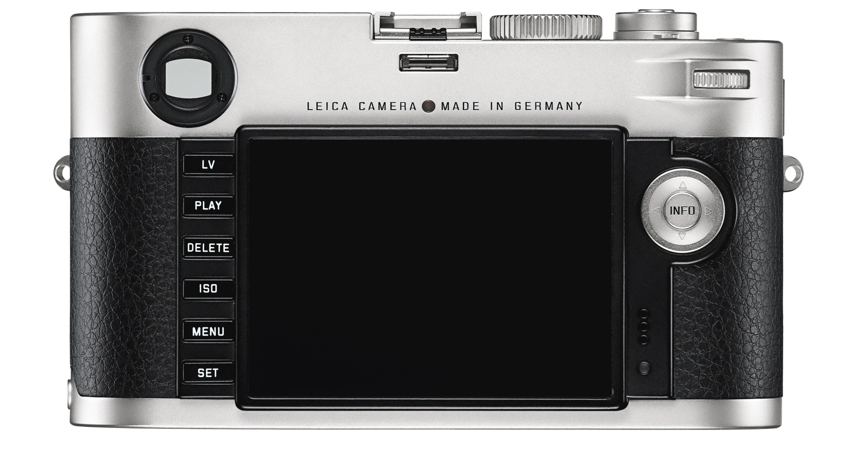 The Leica M features a 24 megapixel full-frame 35mm format CMOS sensor and a Leica Maestro processor