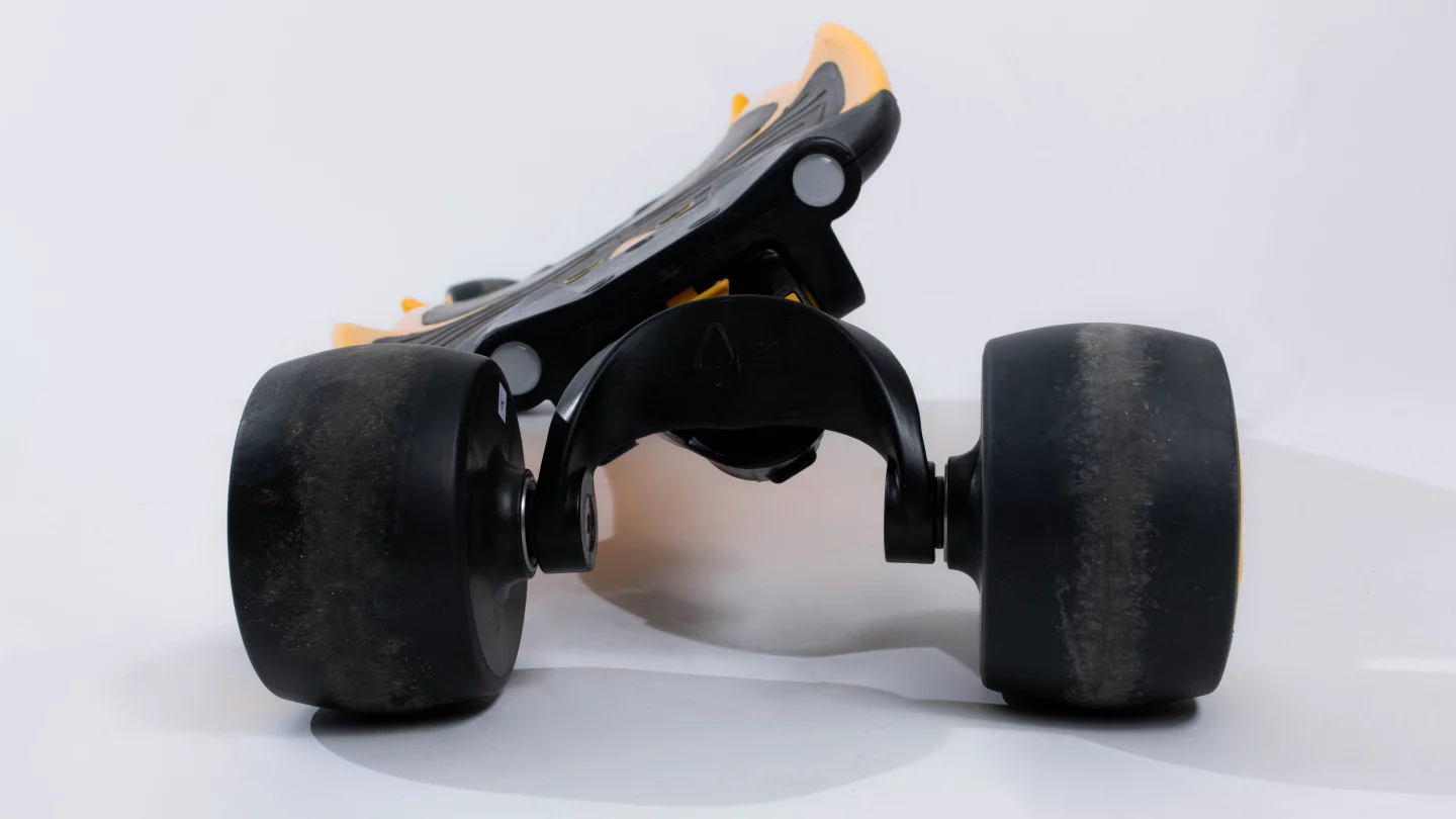 The Traqpod, going full-tilt