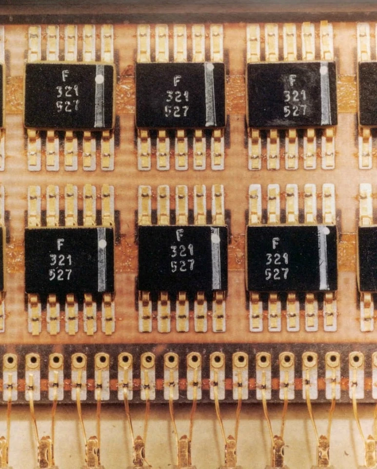 Chips installed in the AGC logic module