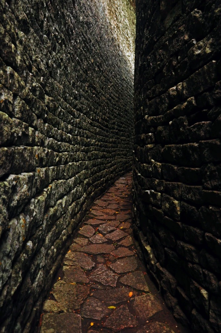 Shortlisted - Great Zimbabwe. "Great Zimbabwe was the center of an important African civilization and was inhabited from the 12th to the 16th centuries. The Great Enclosure dates to around 1450 - when the Shona civilization was at its peak. It is the largest single ancient building in sub-Saharan Africa, and is a dry-stone wall 250 m in circumference and up to 11 m in height."