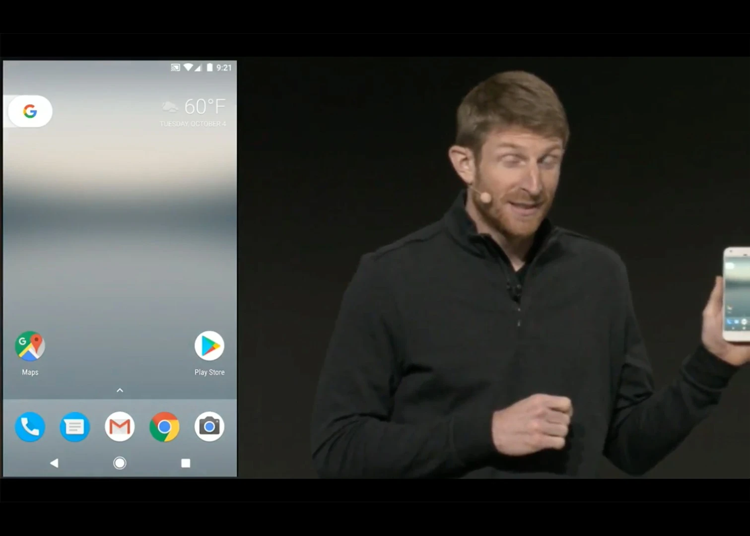 The Pixels come with a streamlined launcher app too