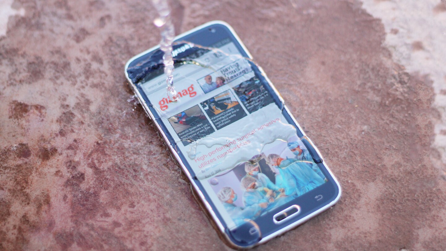 The Galaxy S5's water resistance is its killer feature