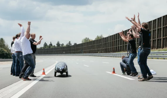 Celebrations all around for the new world record