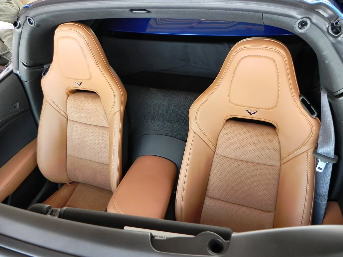 Beautiful sport seating with excellent stitching and a solid hold during performance driving are now integral to the Corvette
