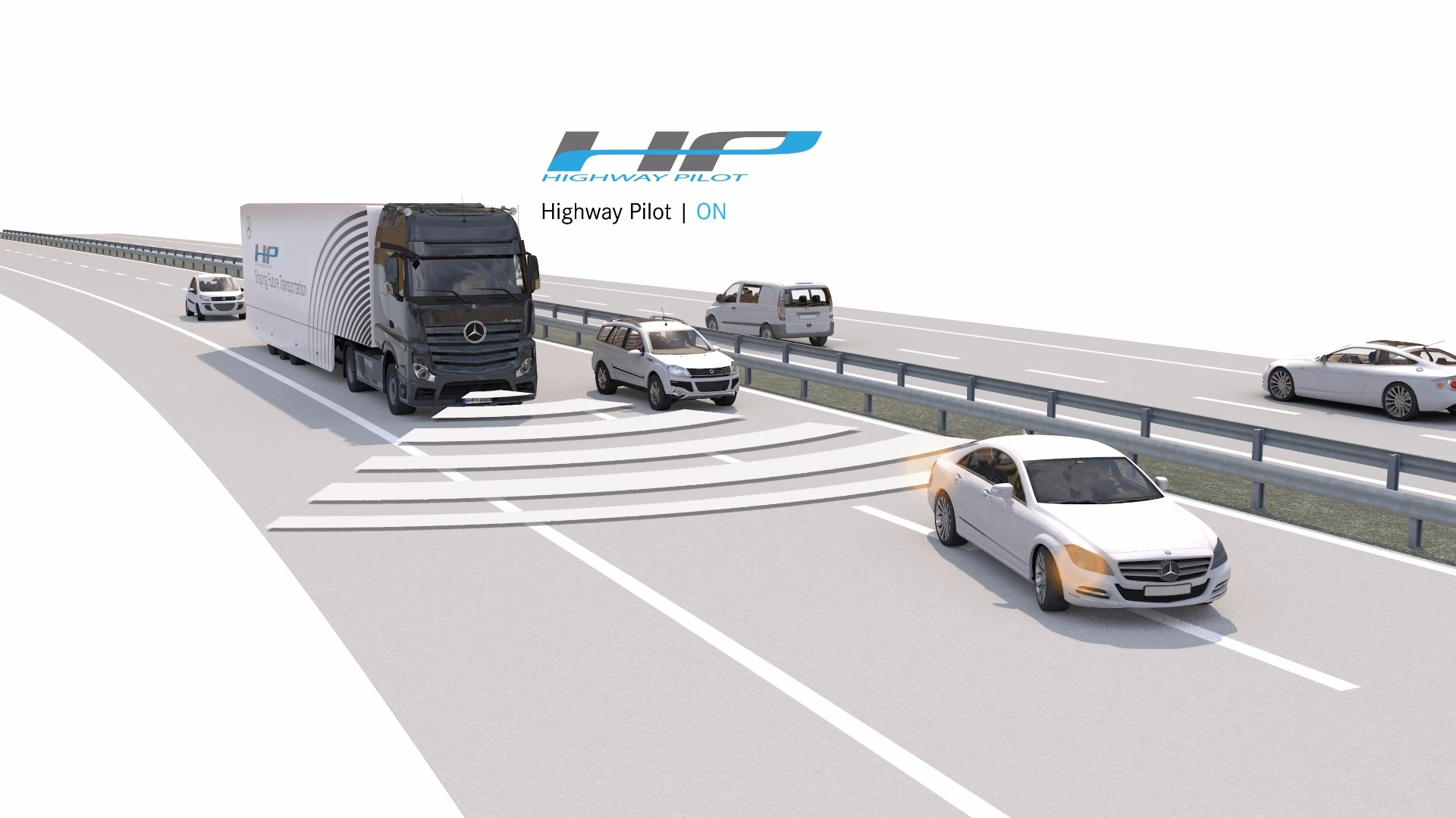 Daimler's Highway Pilot system first debuted on the open road last year onboard the Mercedes-Benz Future Truck 2025