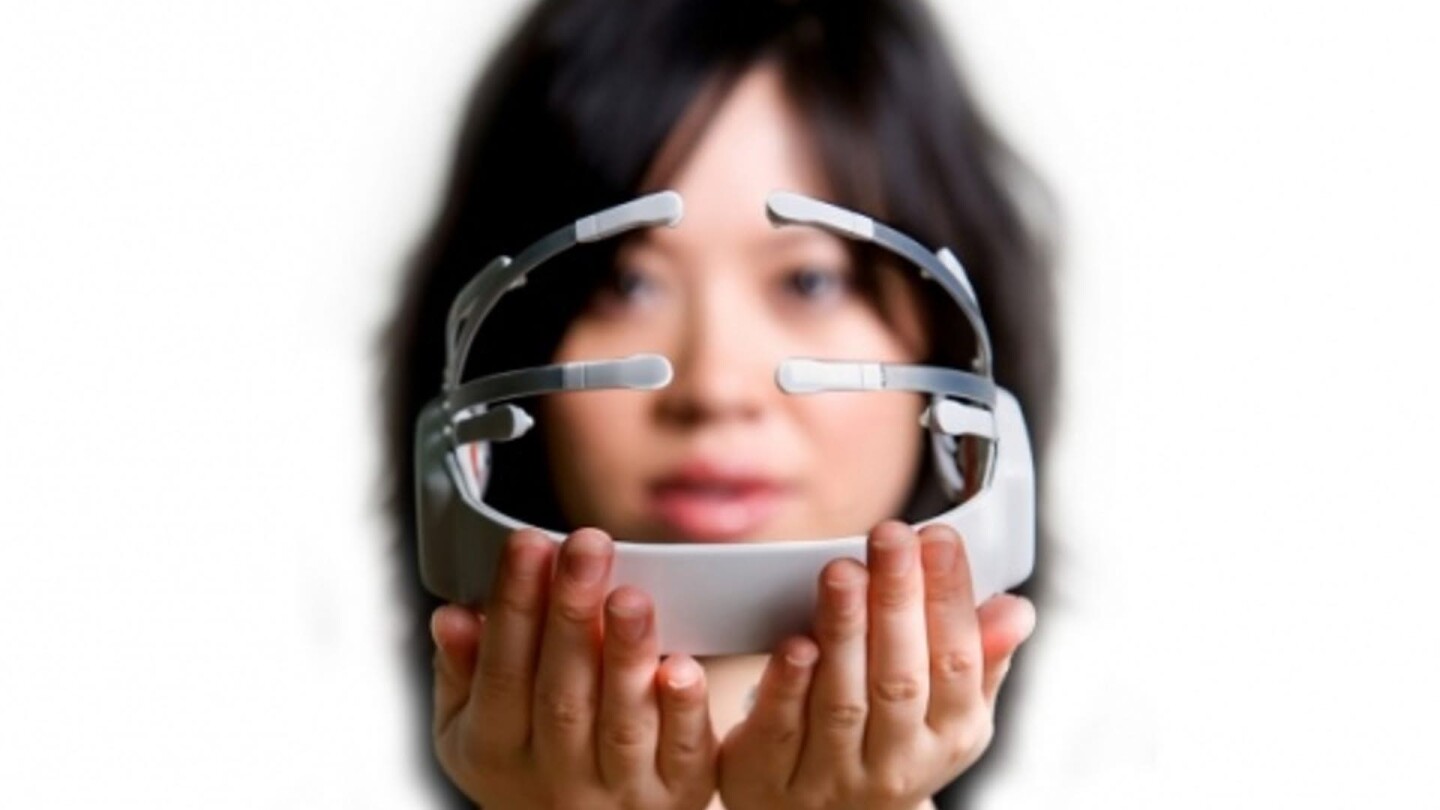 The first EEG headset from Emotiv Systems was one of the early versions to be targeted at consumers