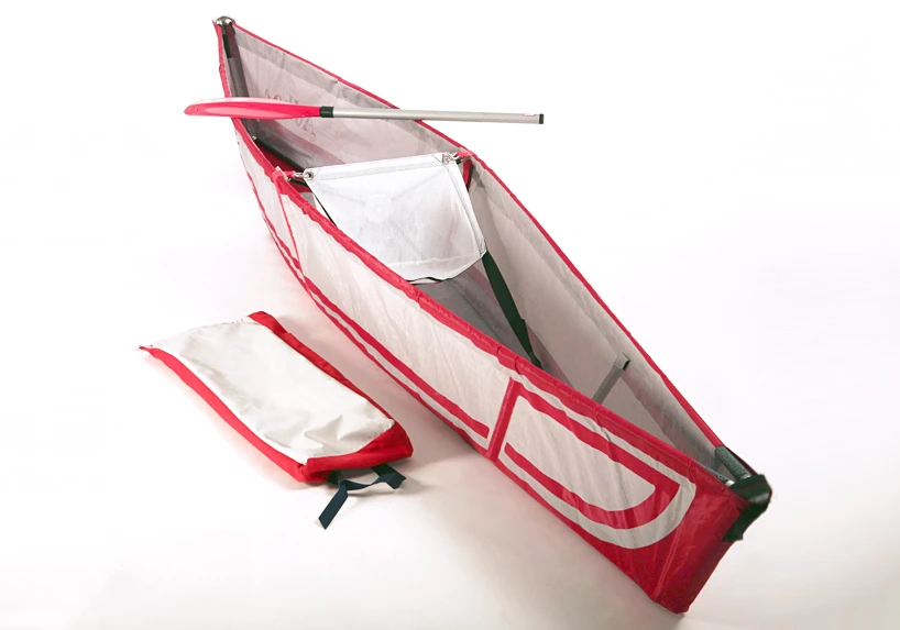 The Adhoc is a folding canoe that weighs just nine pounds, and assembles in about five minutes (Photo: Ori Levin)