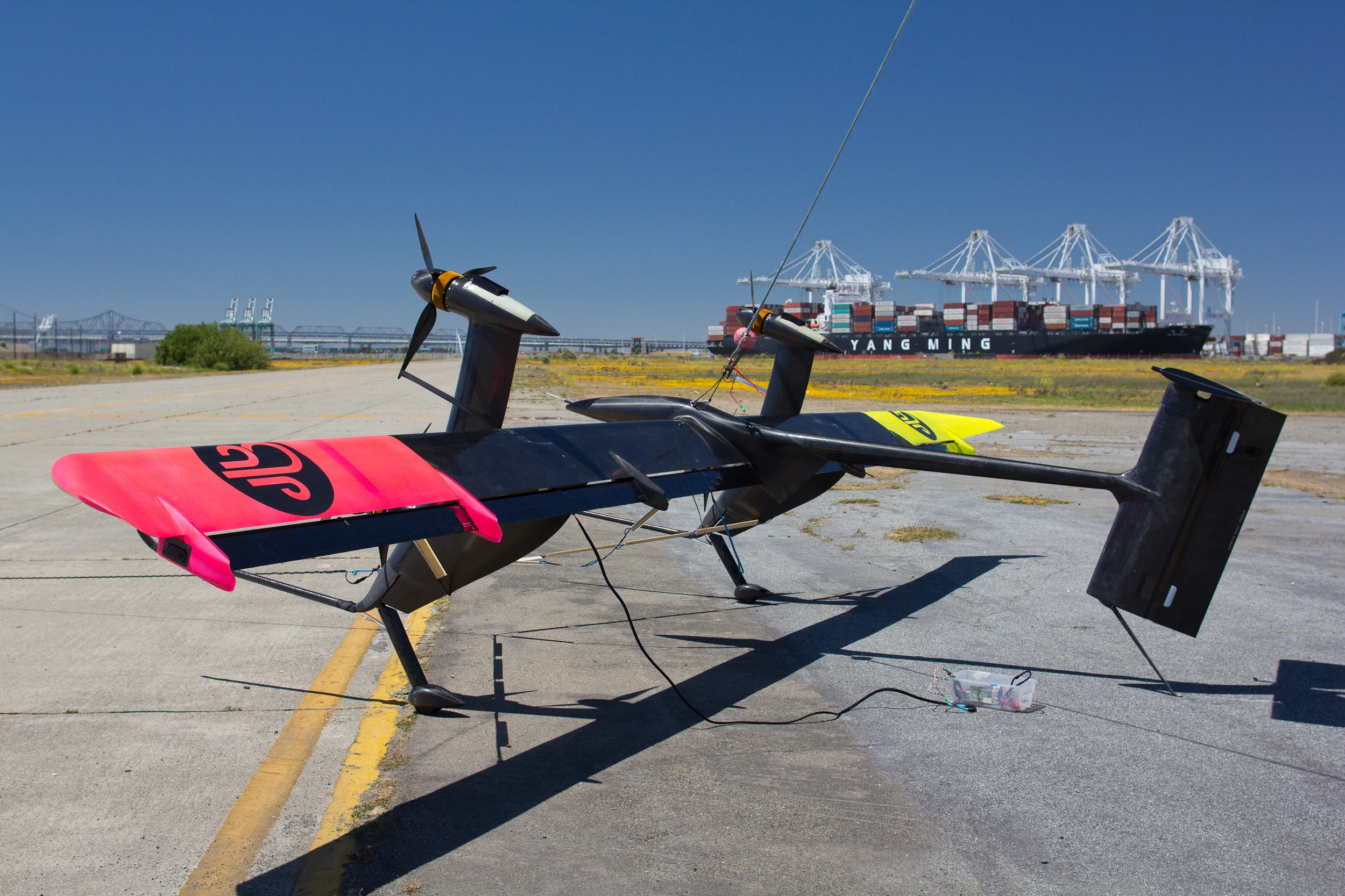 Makani Power's Wing 7 prototype before takeoff