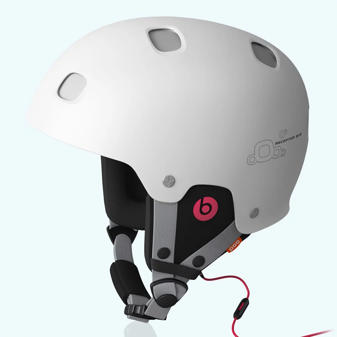 POC's Receptor BUG Communication helmet comes in black or white