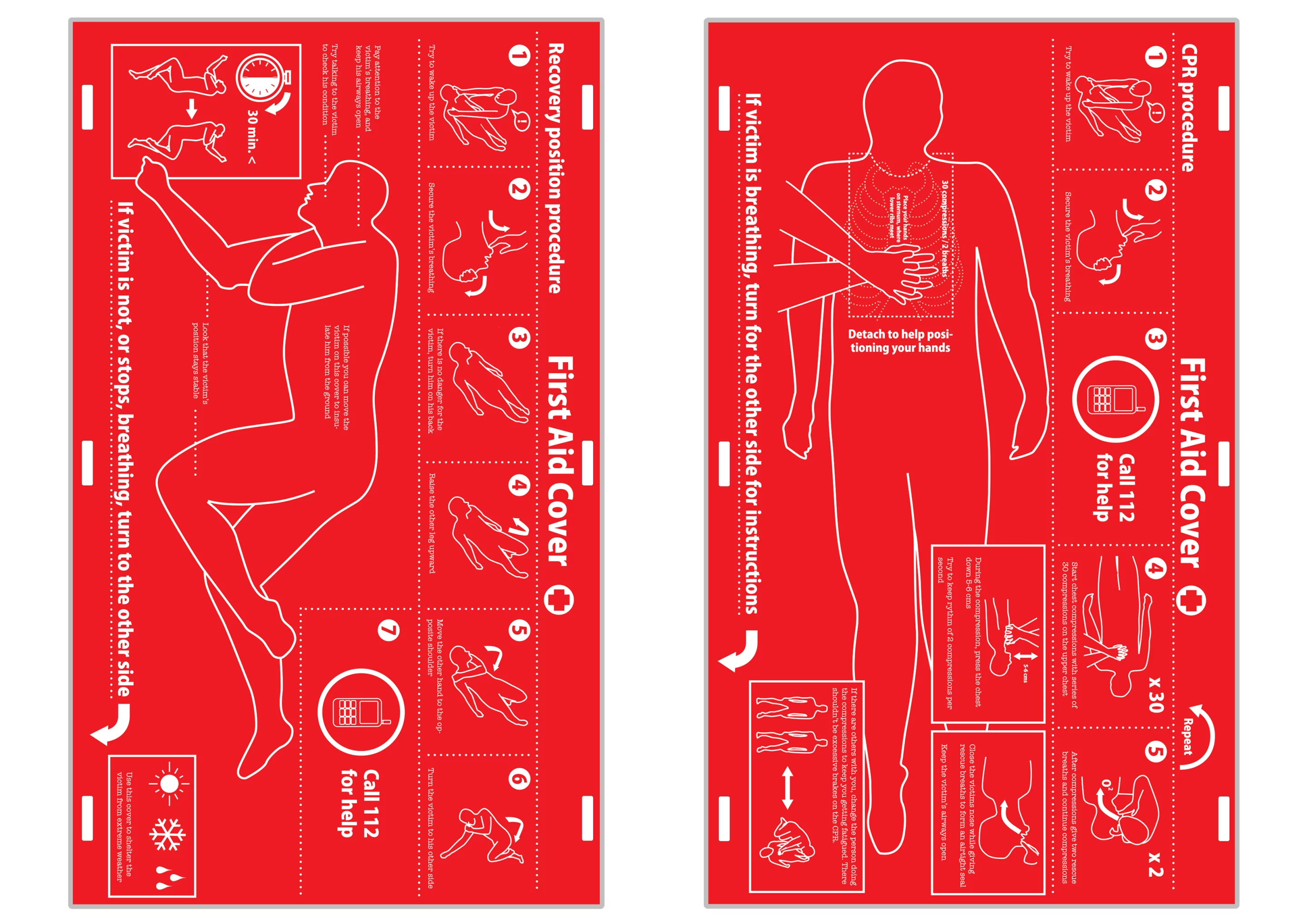 First Aid Cover is a practical CPR and first aid manual for emergency situations