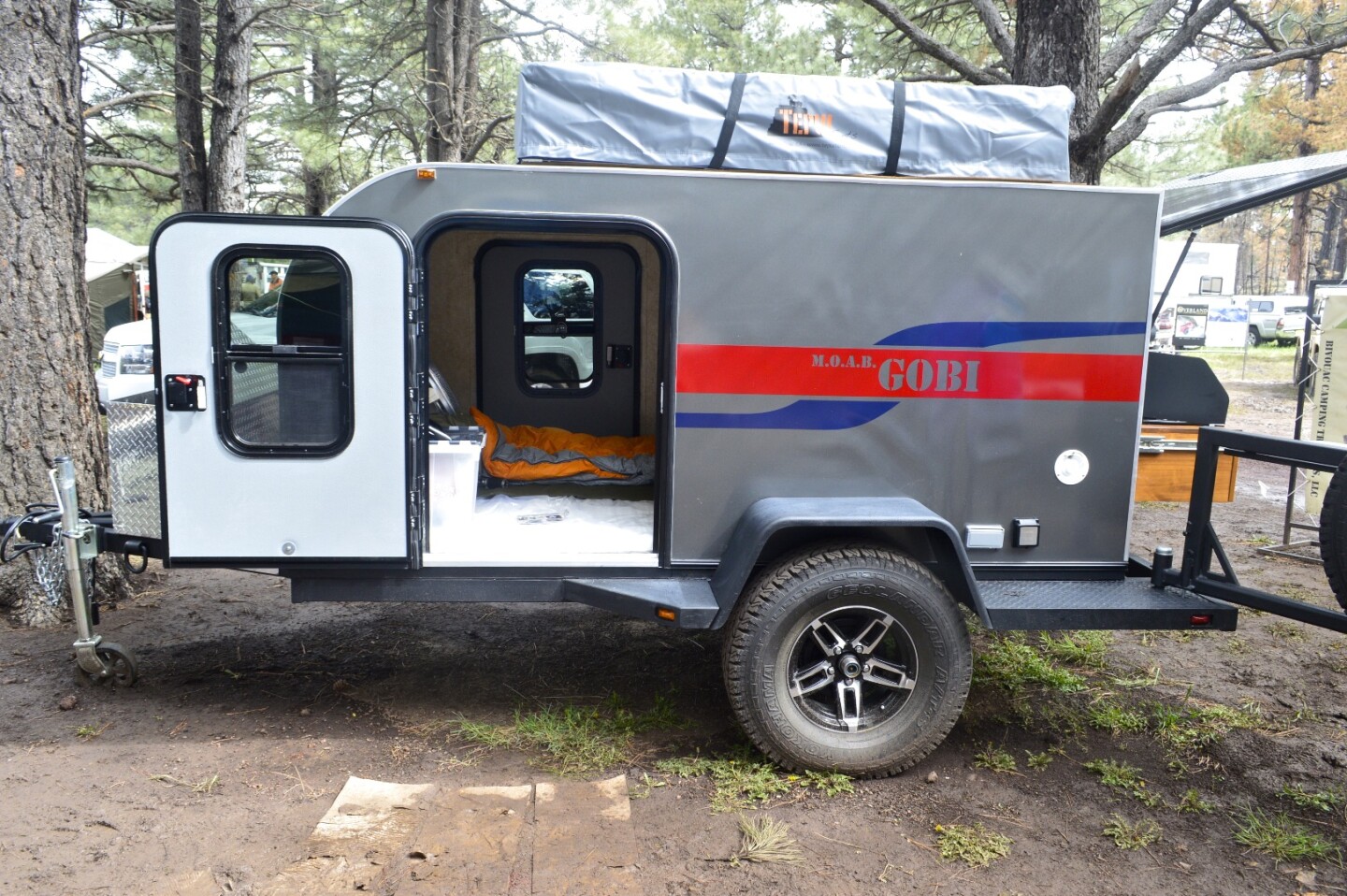 Mother Of All Bivouacs (MOAB) offroad trailers done two ways