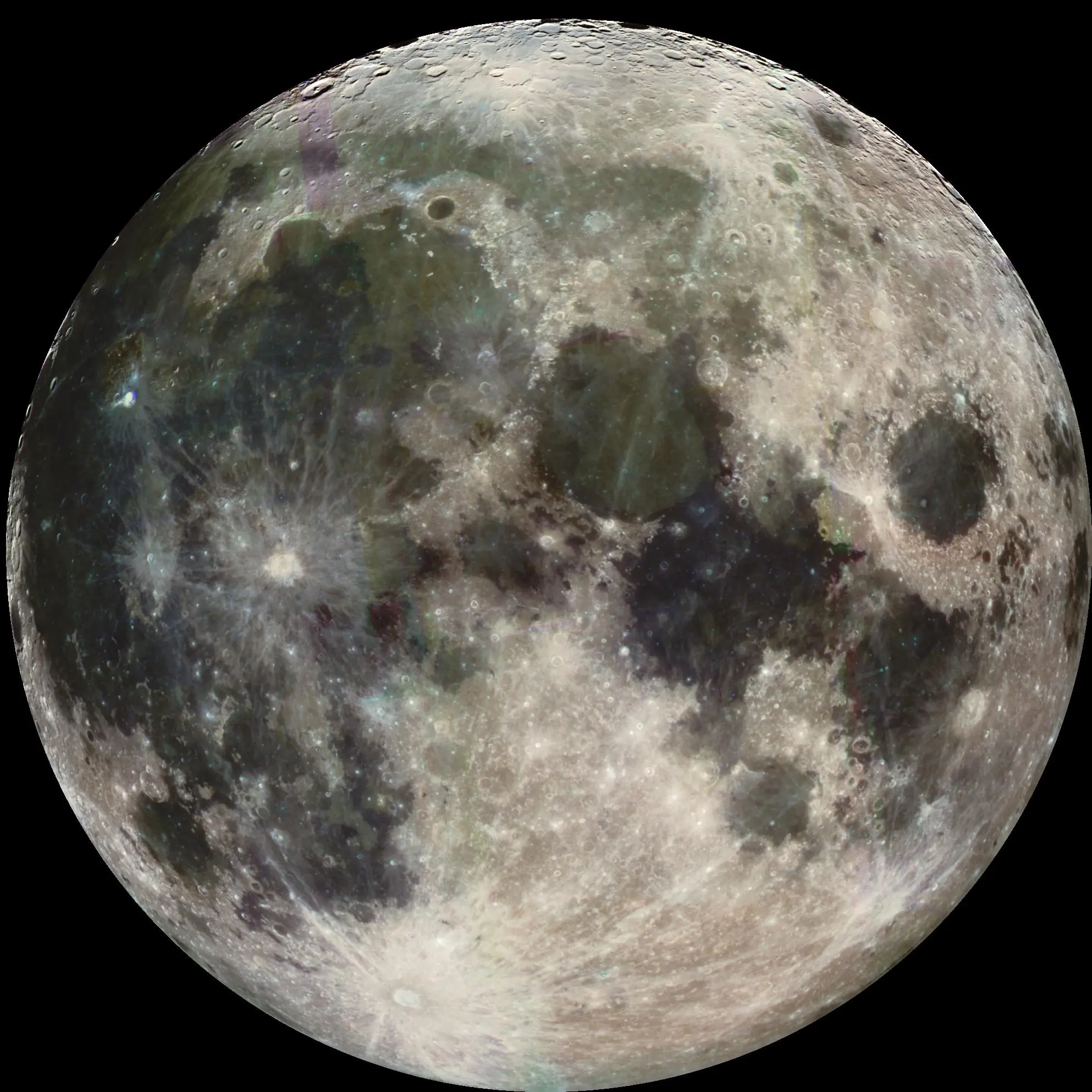 Oceanus Procellarum is looked on the left-hand side of the lunar disc (Image: NASA)