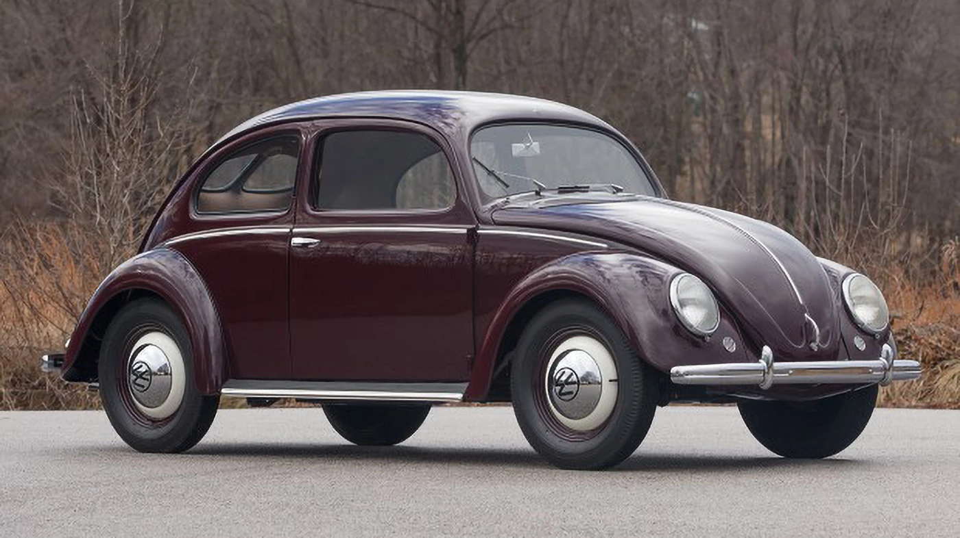 This 1950 Volkswagen Beetle sold for $44,000 at Gooding & Company's Amelia Island auction in 2017 | Auction Link