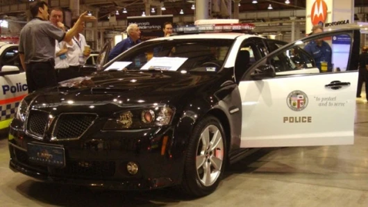 The LAPD Pontiac G8 project vehicle