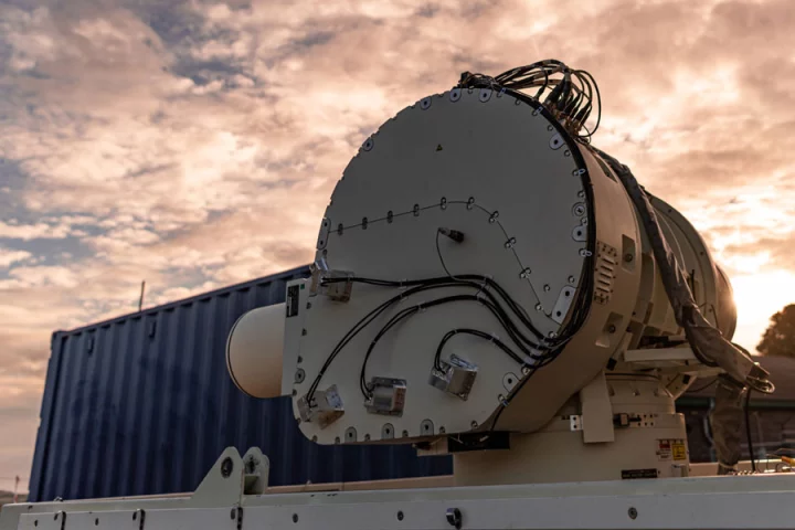 The DragonFire laser weapon