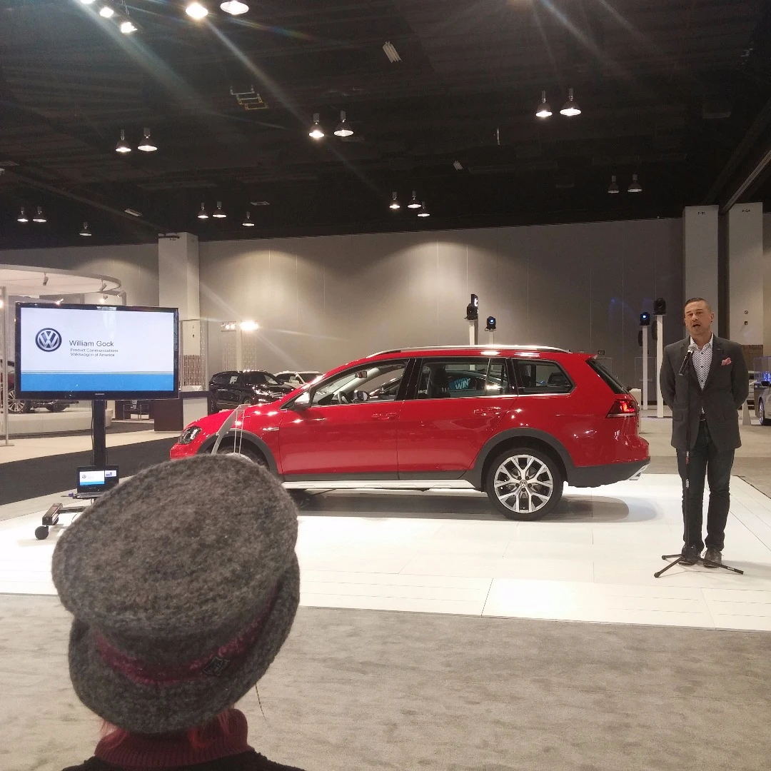 The Alltrack prototype at the Denver Auto Show in Denver, Colorado