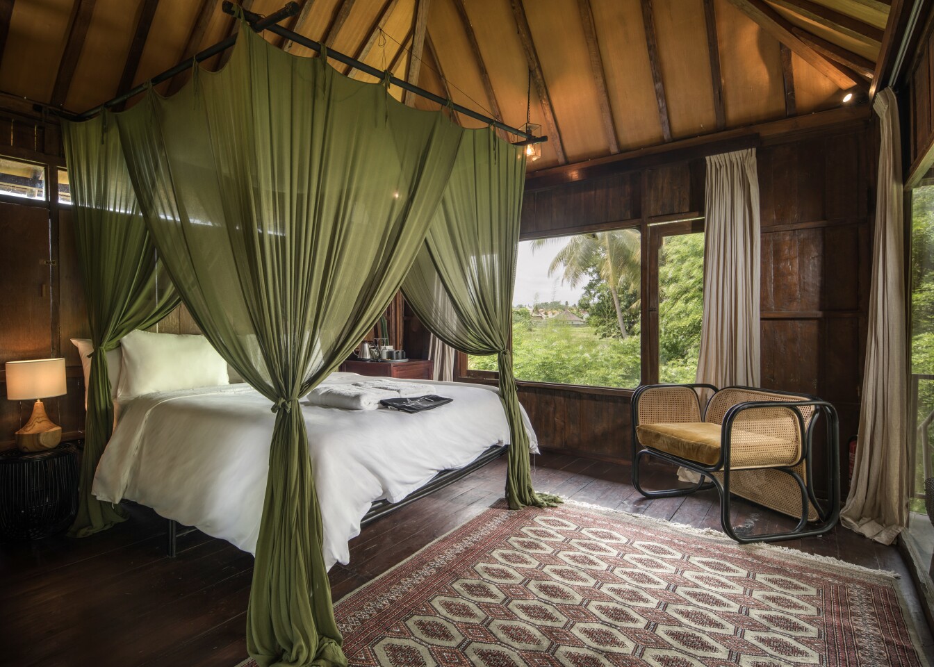 The Earnest Hemingway's roof-line is inspired by traditional Javanese homes associated with aristocrats