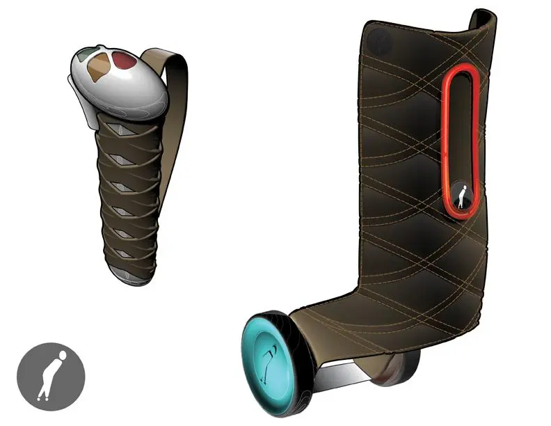 The Treadway Mobility production model will be controlled by a wireless remote, as shown in this rendering