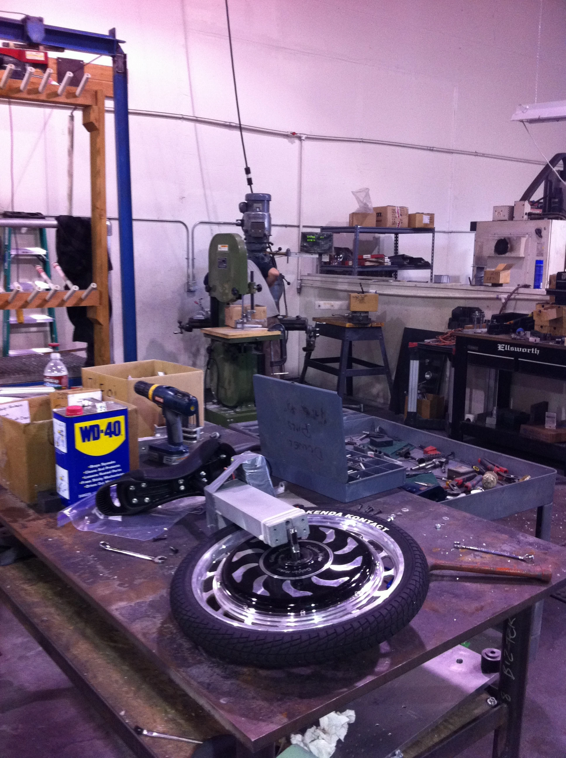 The SBU V3 in the Focus Designs workshop