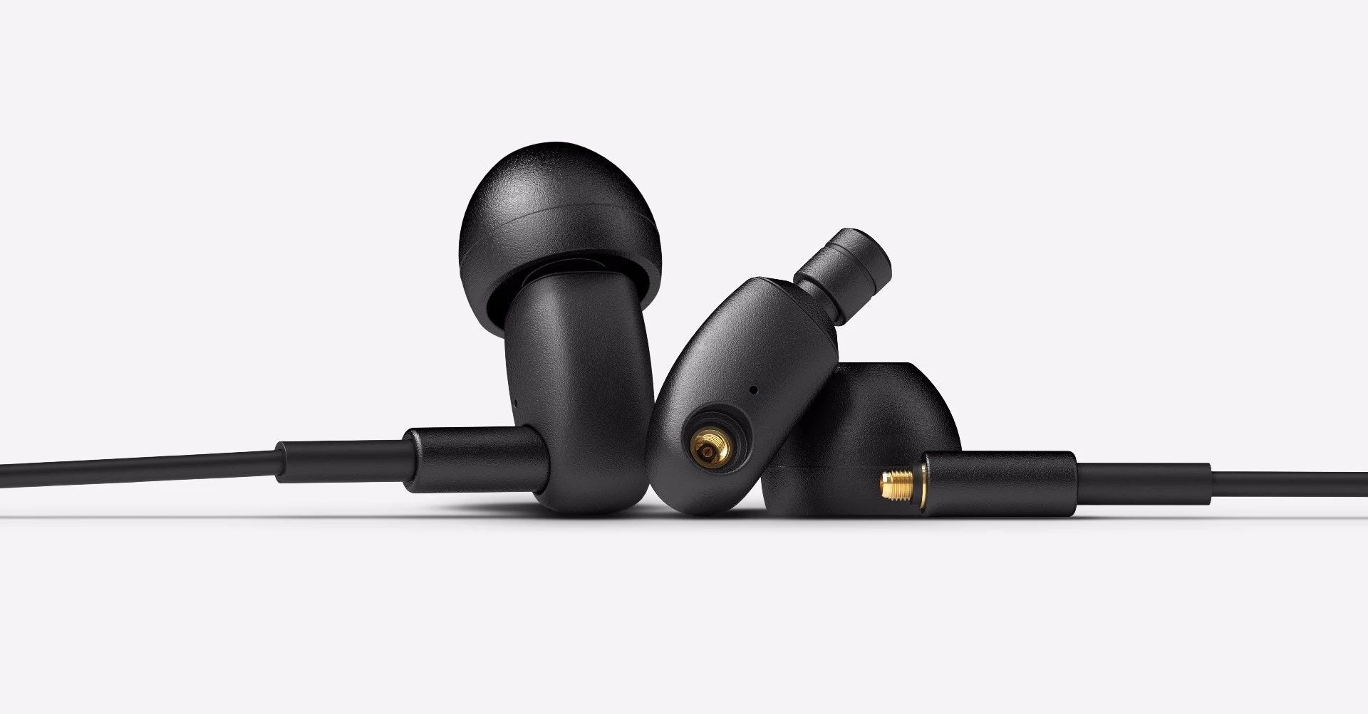 Minimalist design of the q-Jays reference earphone
