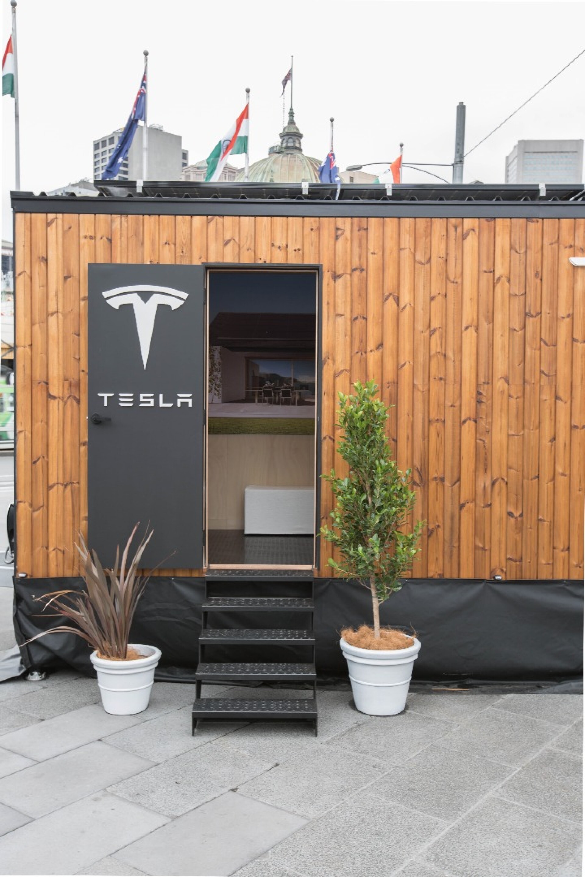 Tesla takes solarpowered Tiny House on tour