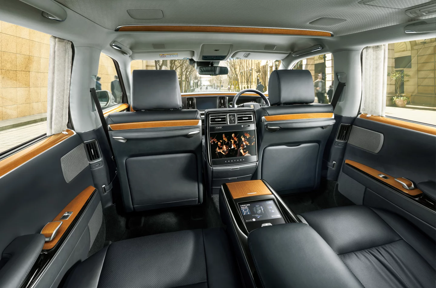 The Century is a chauffeur-style vehicle that focuses on the rear passengers