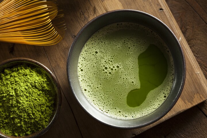 Giving stressed
                                    mice matcha tea activated the parts
                                    of the brain that produce dopamine,
                                    a mood-enhancing substance that is
                                    lacking in people with depression