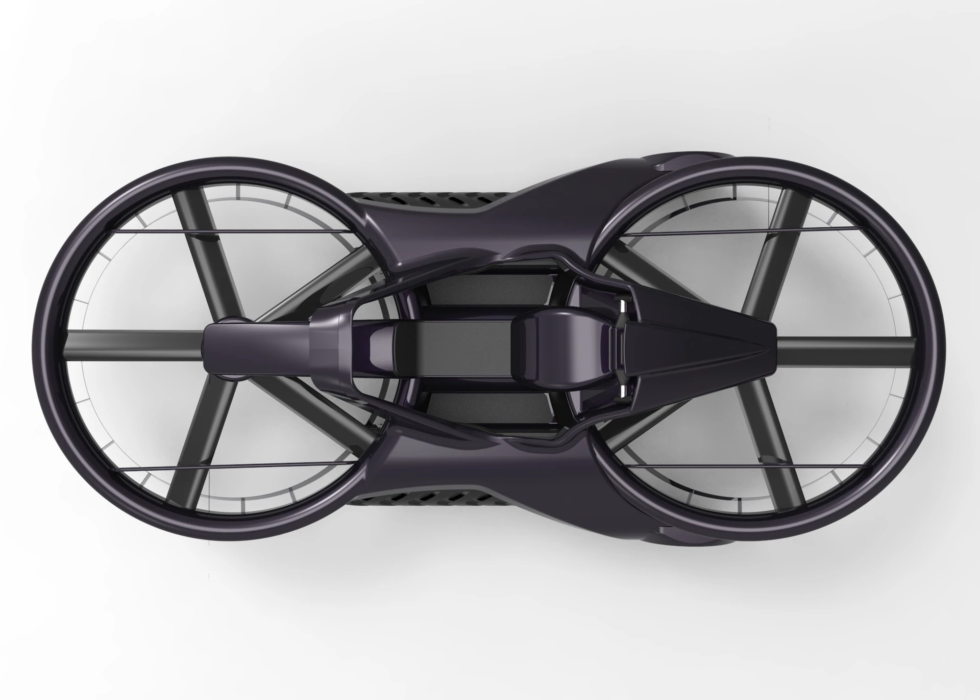 The Aero-X hoverbike is around 4.5 m (14.8 ft) in length and 2.1 m (6.8 ft) in width (Photo: Aerofex)