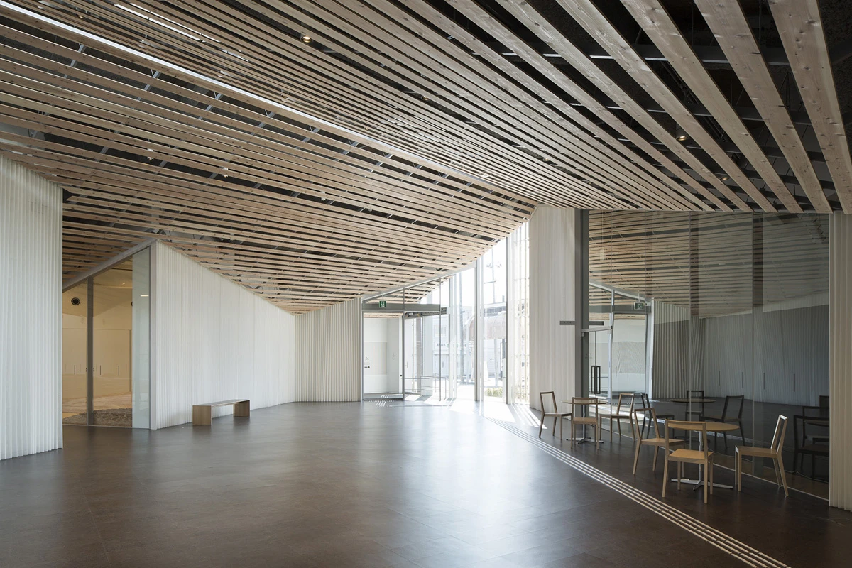 The Towada City Plaza in Aomori, Japan. By Kengo Kuma & Associates