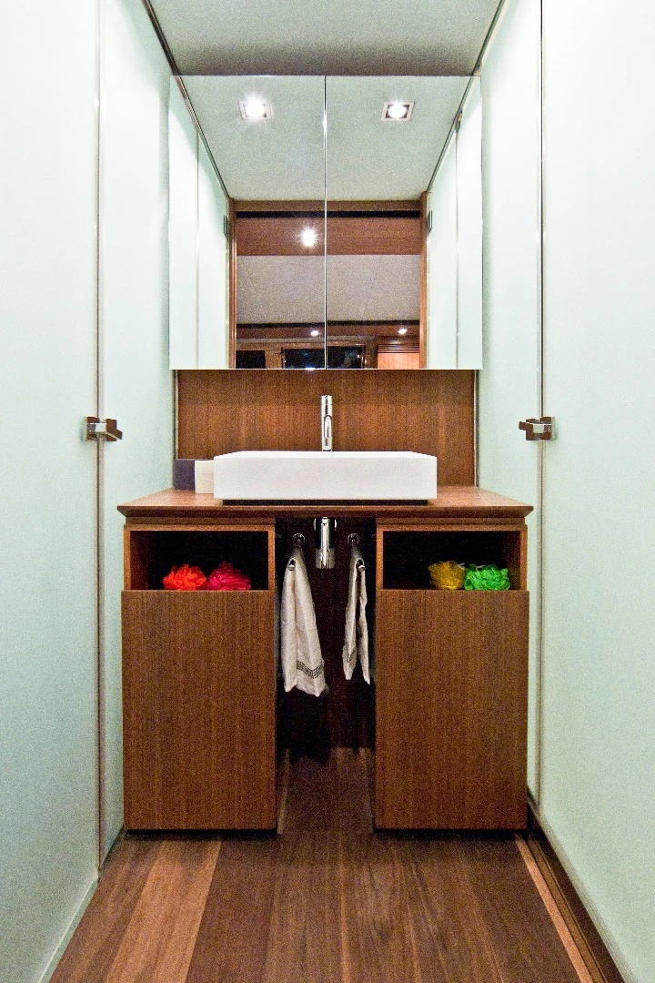 Each room has its own ensuite