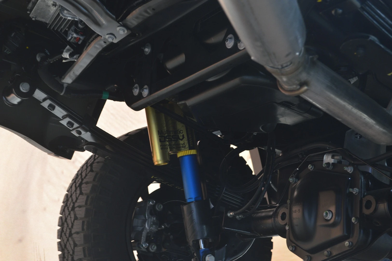 The Multimatic DSSV suspension of the ZR2 Chevy Colorado is designed to provide a mix of smooth on-road ride and bump-eating off-roading