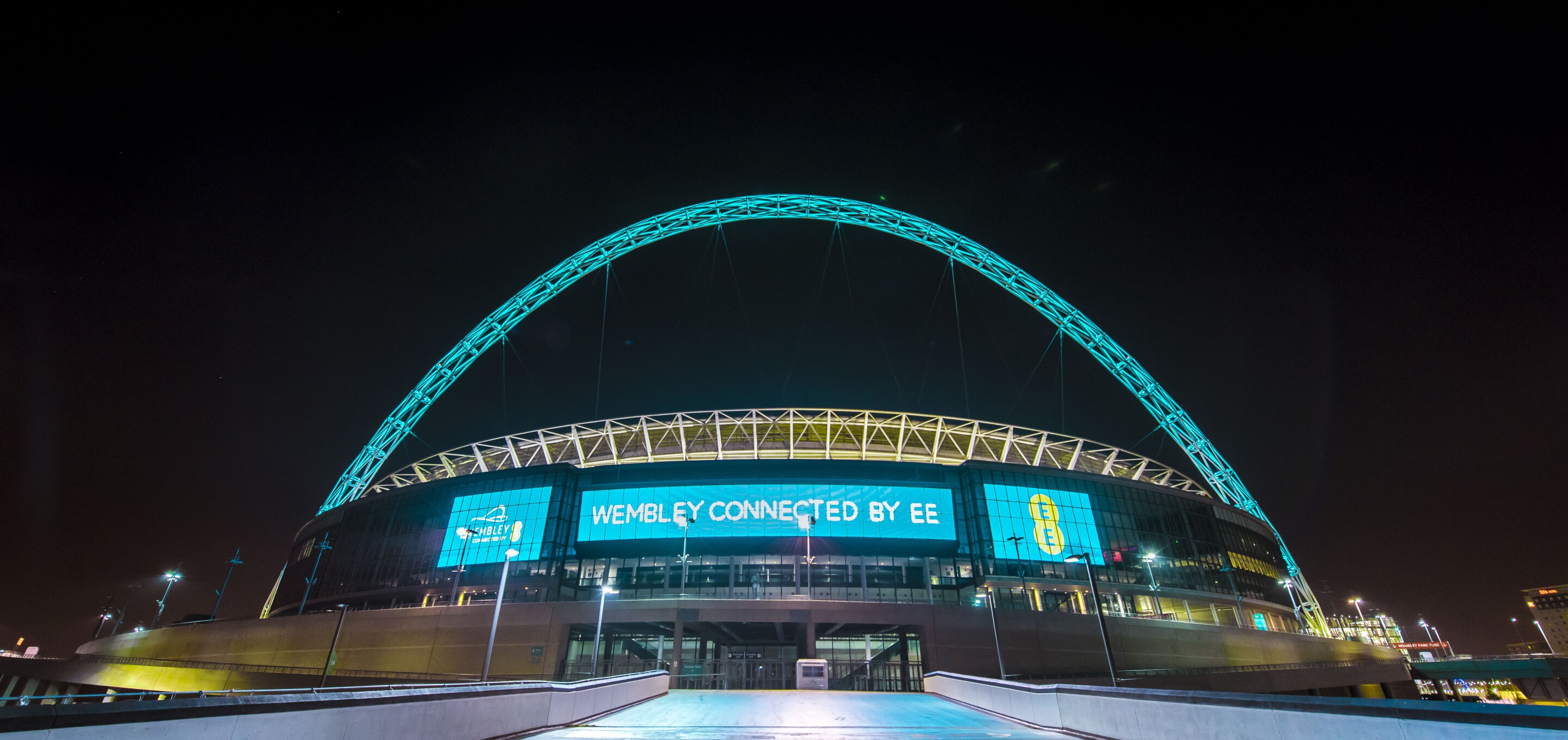 Wembley Stadium arch to interactive lighting display