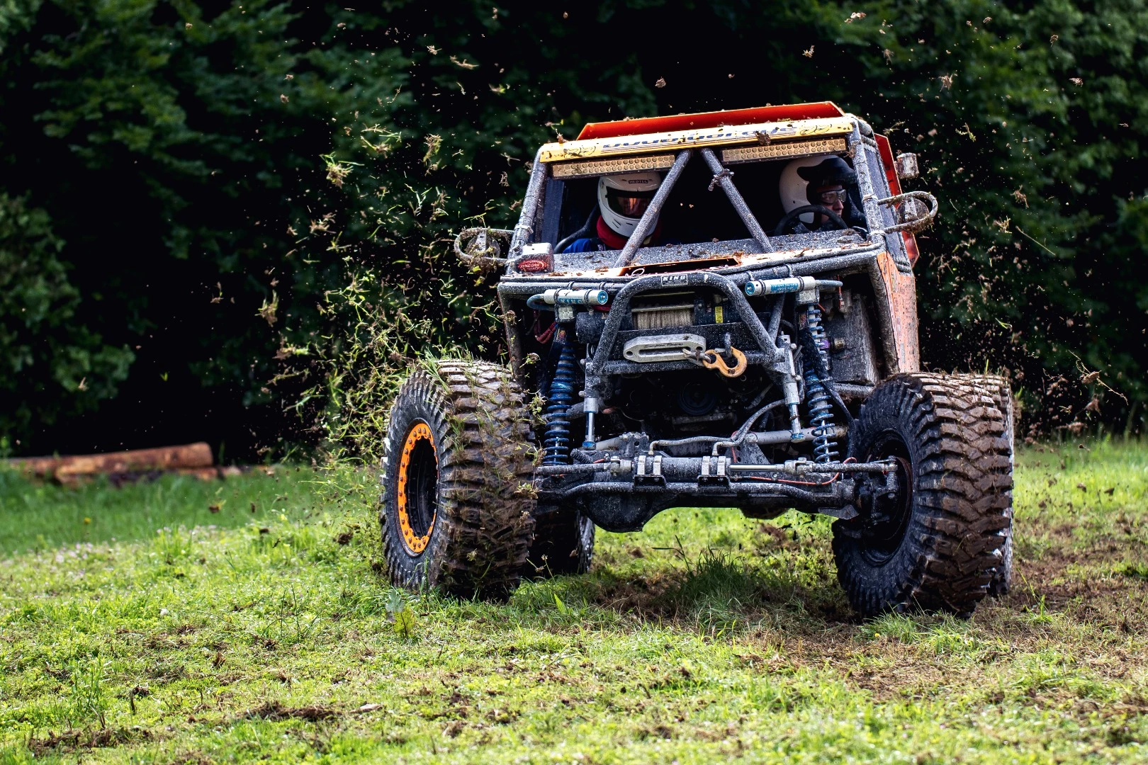 There was plenty of fun to be had in the mud, with rain falling early on in the festival