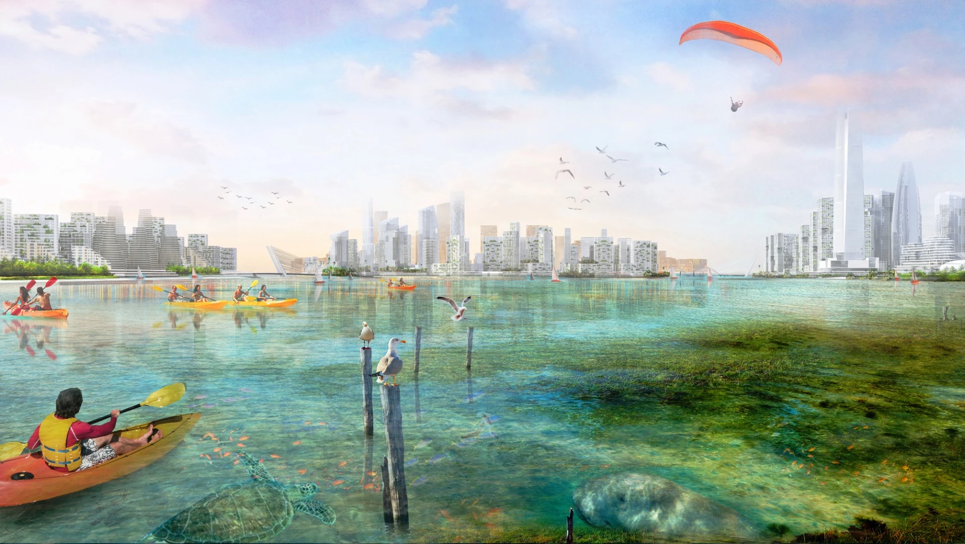 Sasaki is working alongside developers Country Garden Holdings and Esplanade Danga 88 to bring the masterplan to life