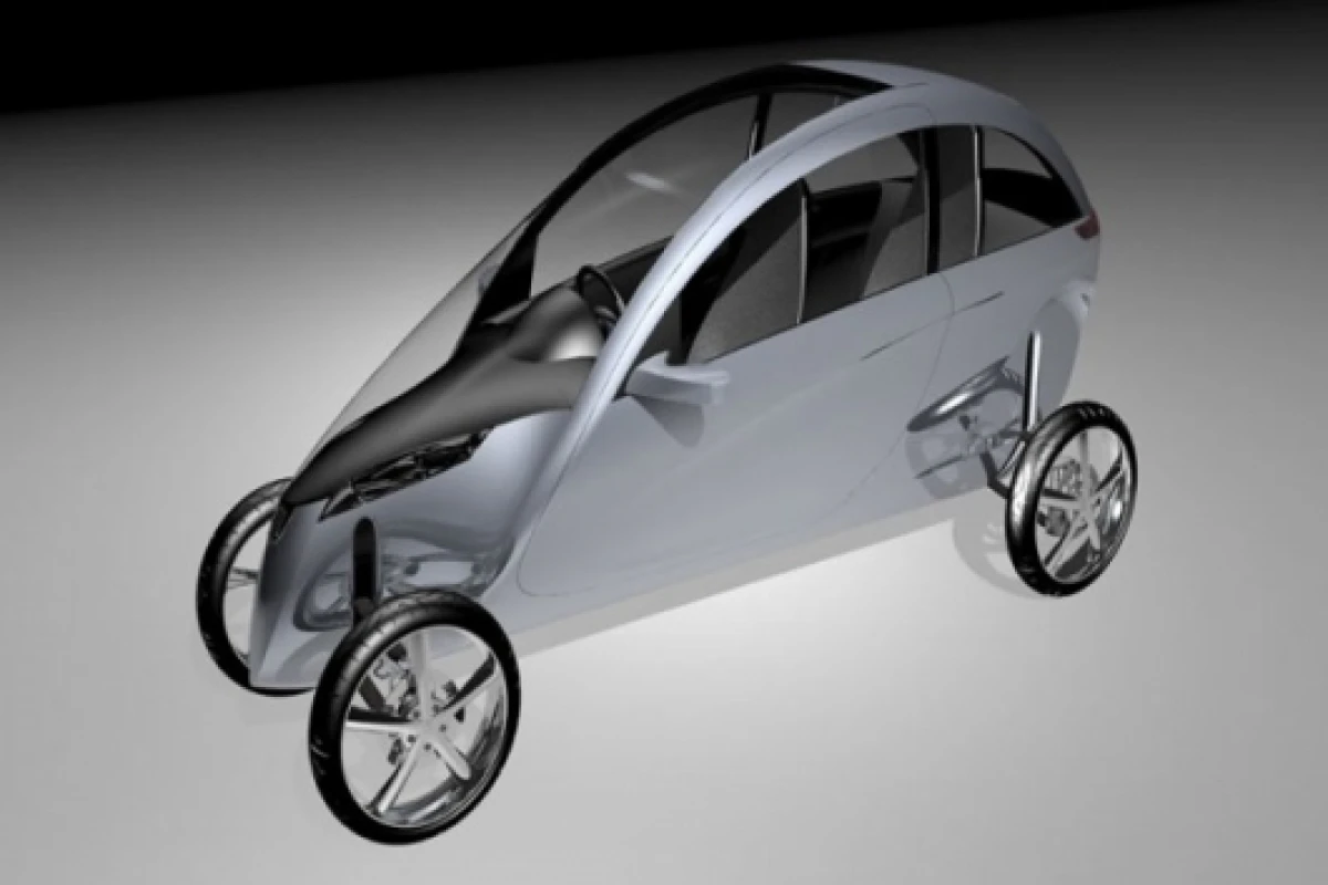 The TVA Gazelle tilting 4-wheeler concept