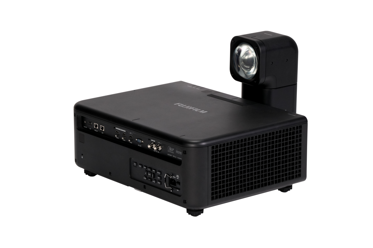 Funky lens-swappin' Fuji projector puts out 4K at 12,000 lumens