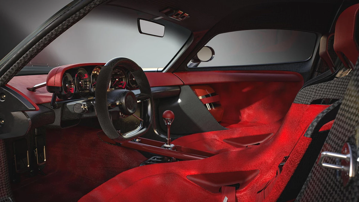 The interiors are already gorgeous – just look at that floating gauge cluster – but you can customize them as much as you like
