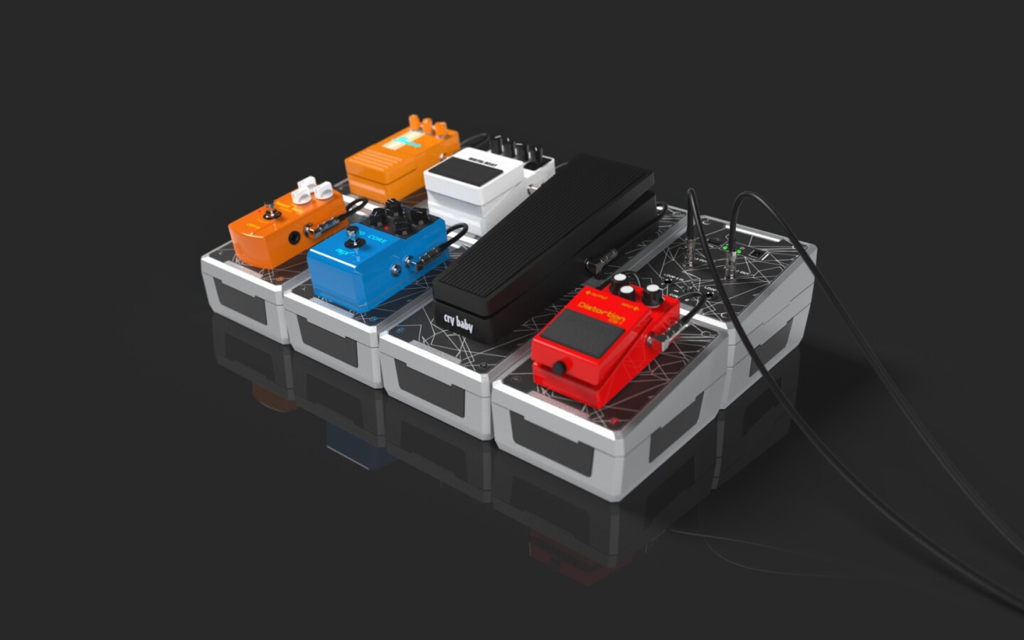 Each Pedal Pod comes with two separate – but combinable – loops for direct-in and effects send/return