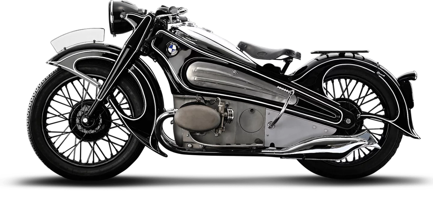 The original: BMW's R7 prototype from 1934, restored between 2005-2007 by BMW