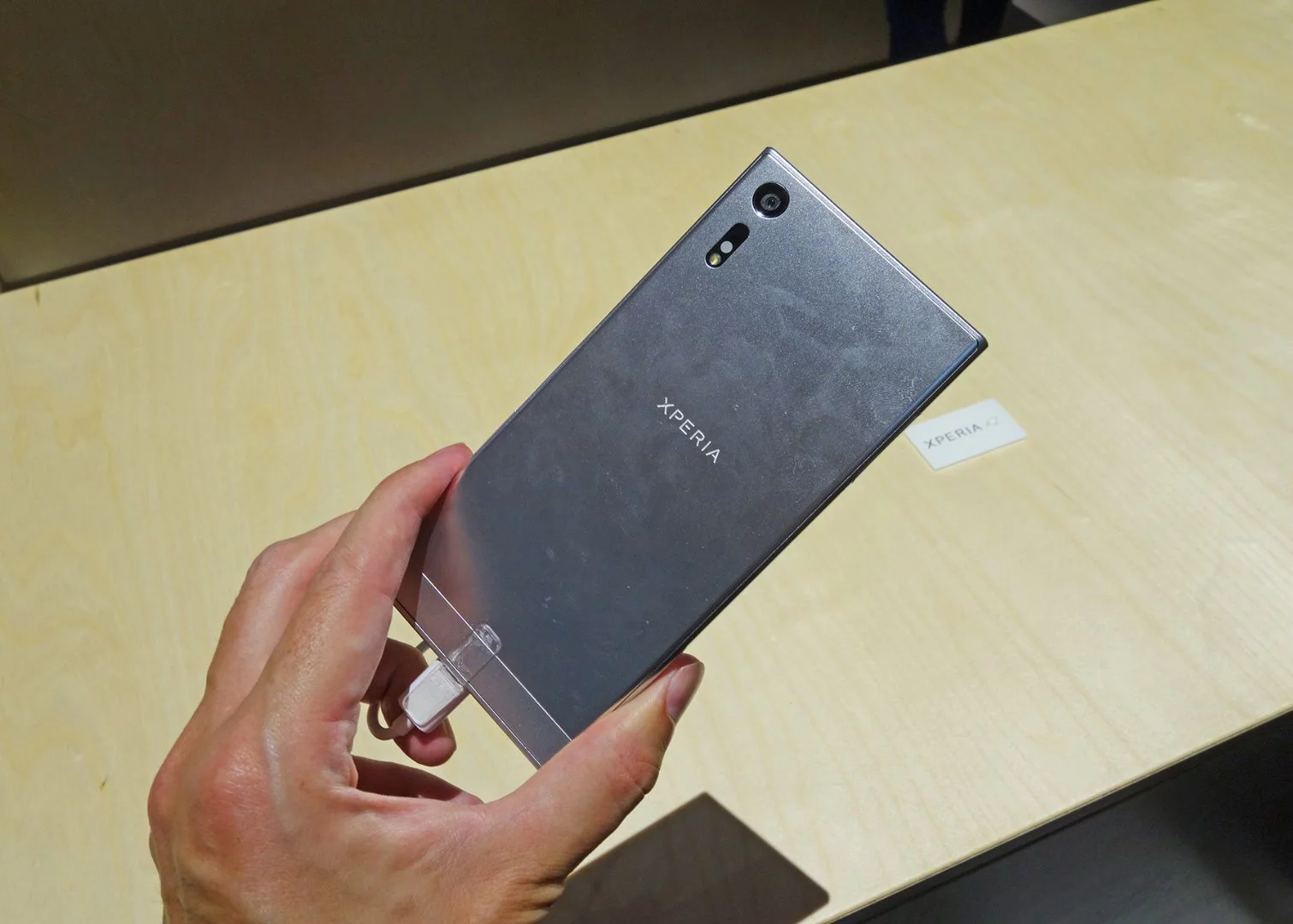 The camera is the most noticeable part of the Xperia XZ (and the Xperia X Compact), with three separate sensors packed in