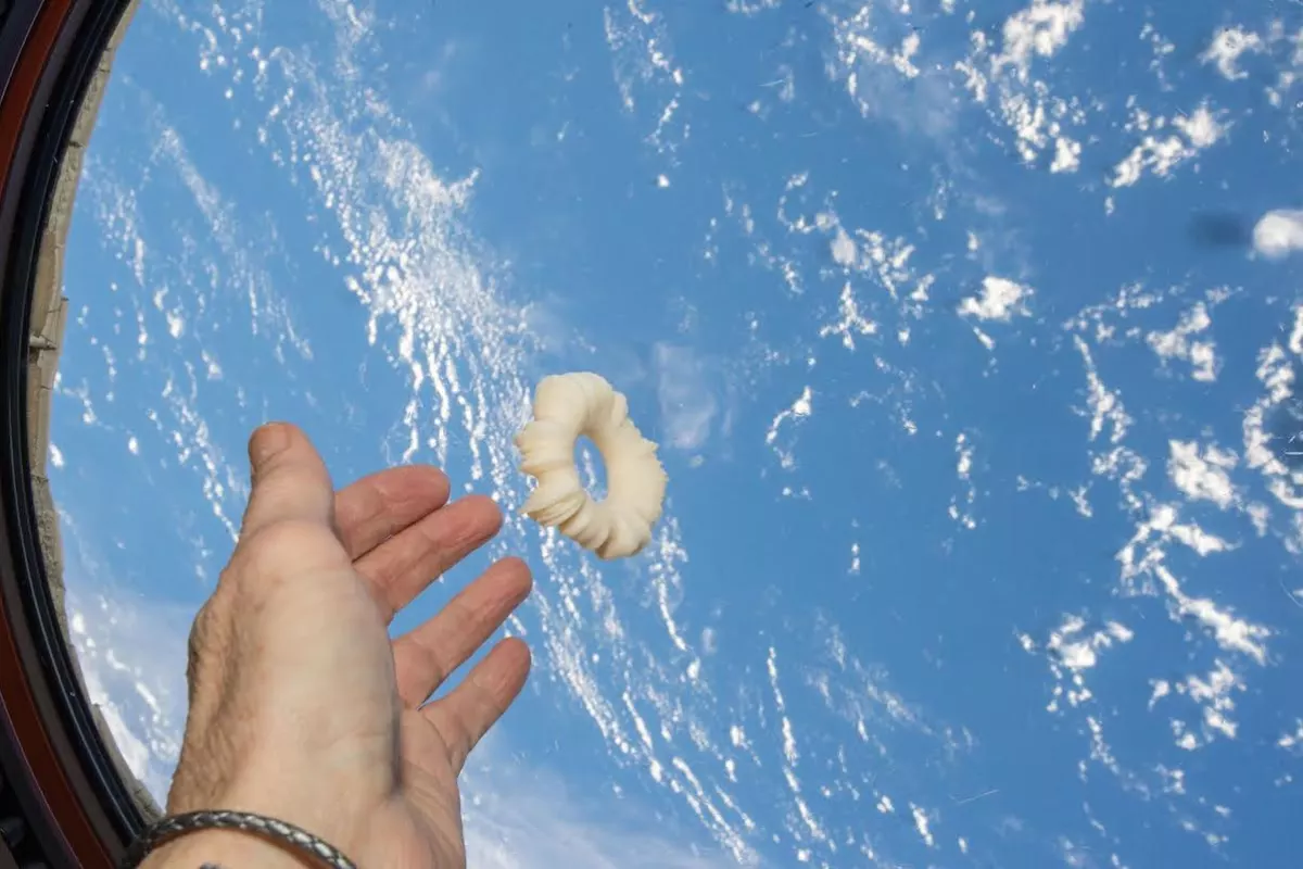 A 3D printed waveform of a human laugh, called "Laugh Star", has become the first piece of art to be made in space