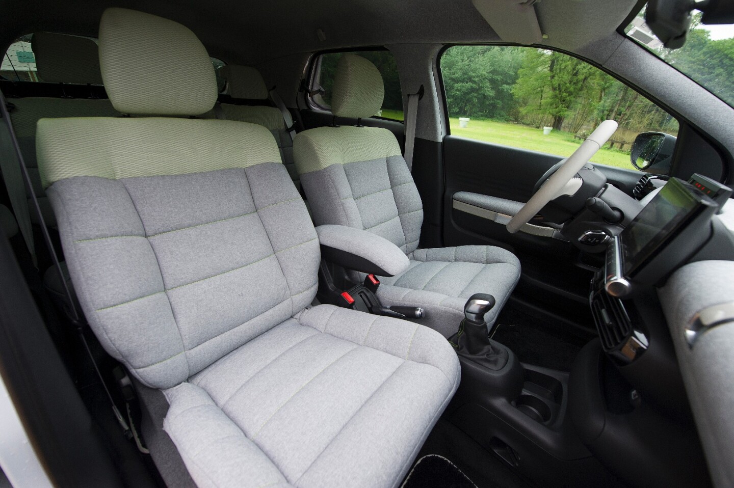 The seats take the curve of your back into account for a better ride