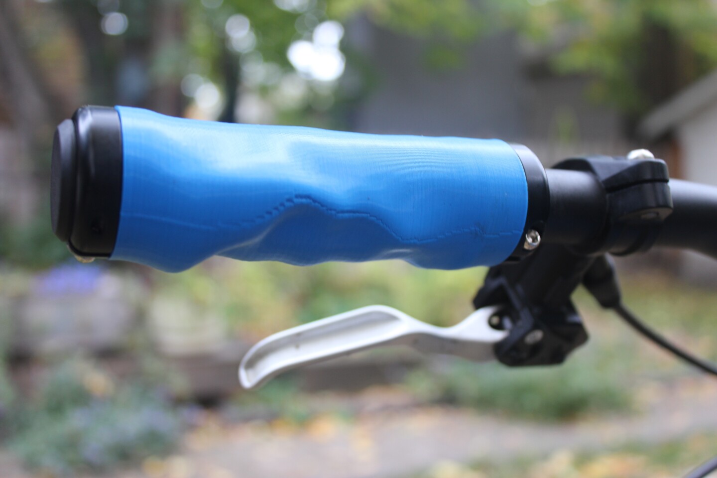 Formy Bike Grips are made from a harder grade of thermoplastic polyurethane than regular grips, for increased durability