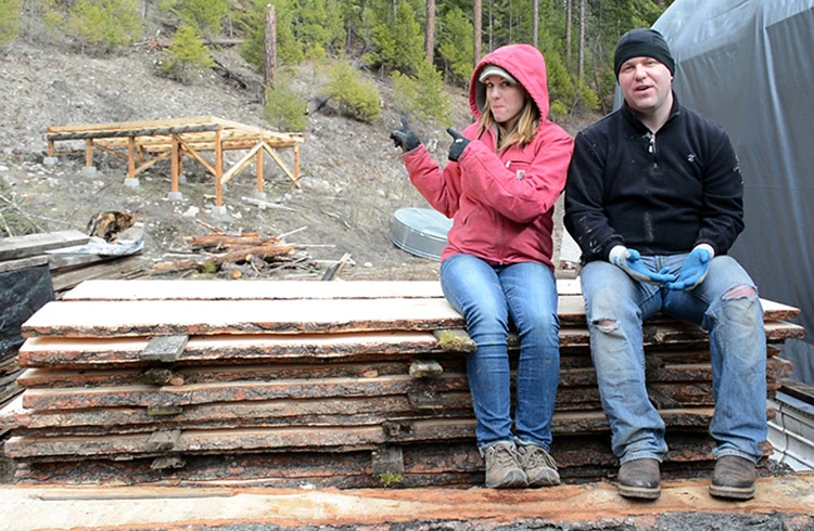 Alyssa and Jesse moved into their 5 acre (2 hectare) property in September 2015