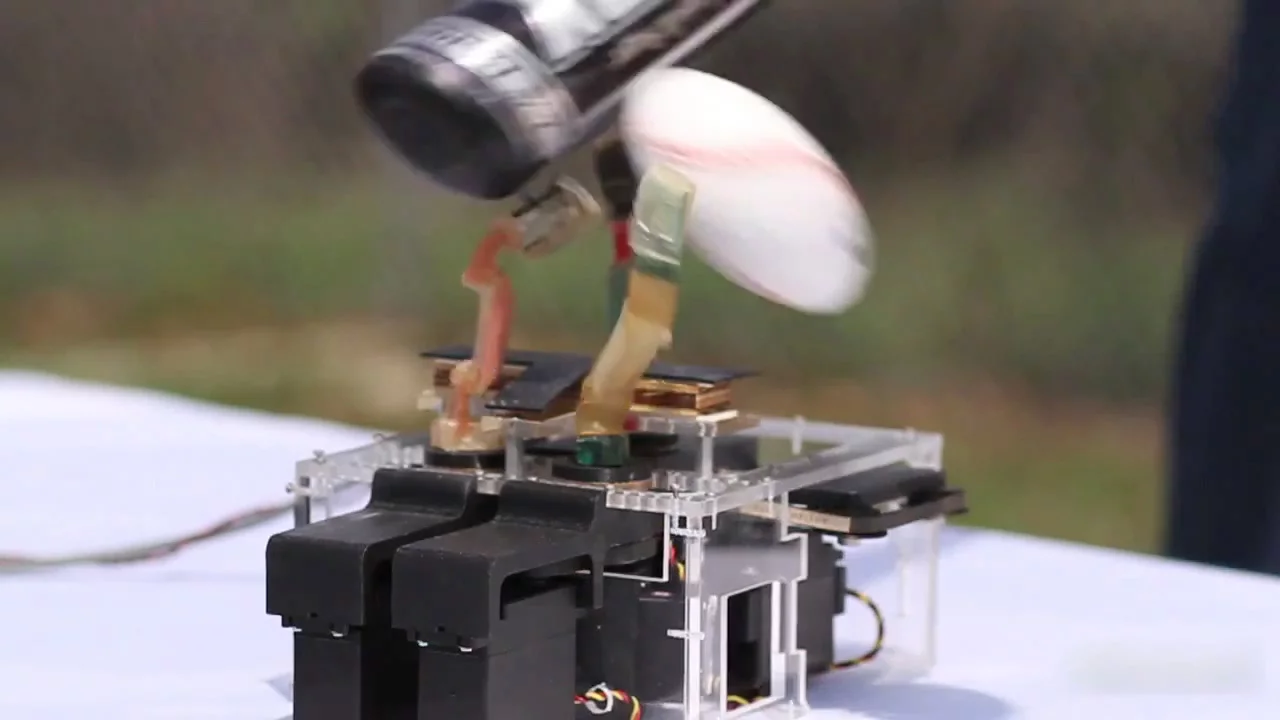 DARPA's ARM program's hand has fingers which can survive a strike with a baseball bat
