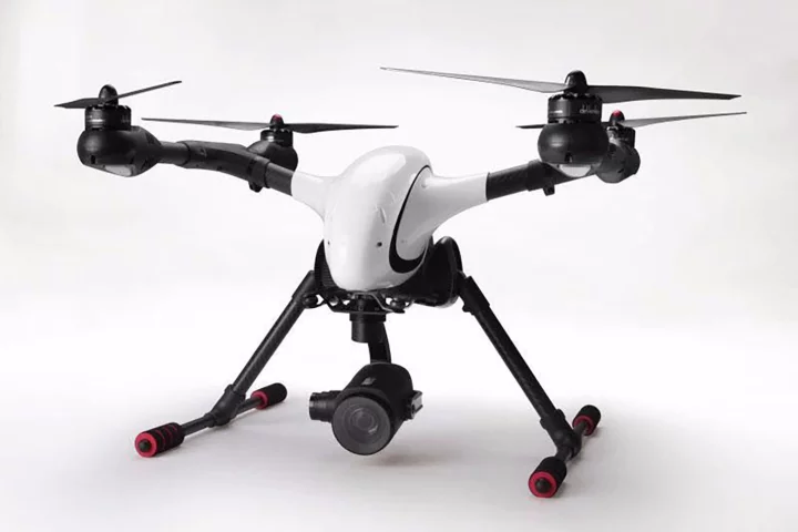 The Walkera Voyager 4 prosumer-grade camera drone packs a 16x optical superzoom lens