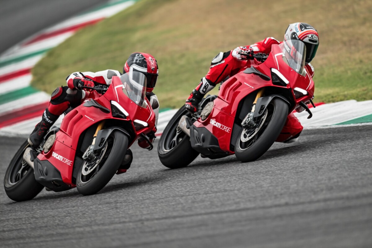 2019 Ducati Panigale V4R: you'll be lucky to see one in action, let alone two, outside a WSBK race